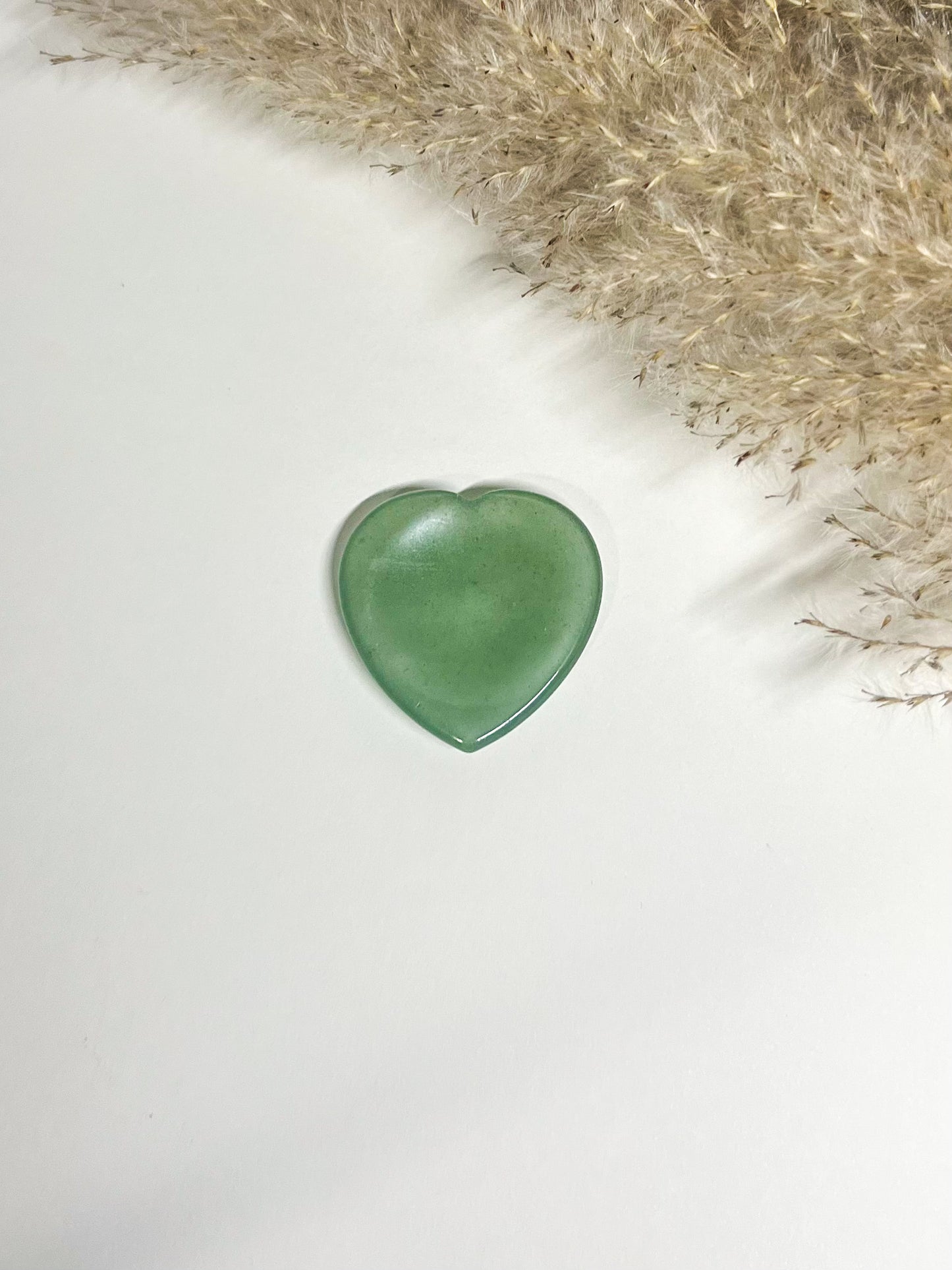 Green Aventurine Heart Worry Stone